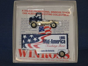 WINROSS 1/64  1995 MID AMERICAN TRUCK  SHOW TRACTOR AND TRAILER * - Picture 1 of 1