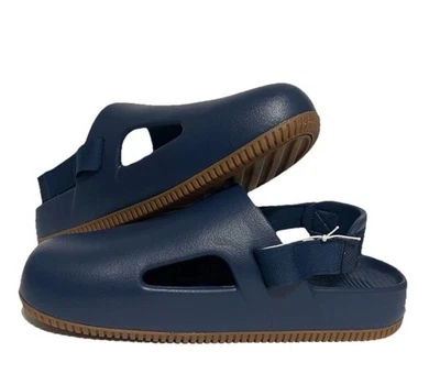 Nike Calm Mule Basic Active Slides Clogs Mens Size 9 - Navy Gum - Image 1 of 4