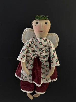 Primitive Christmas Angel/Handmade - Image 1 of 4