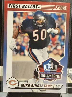 2024 Score Mike Singletary First Ballot #4 Chicago Bears - Image 1 of 2