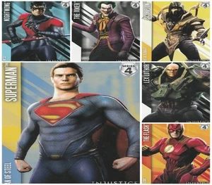 DC Injustice 2022 Raw Thrills-Gods Among Series 4-Mixed Cards 01-Mint or Better - Picture 1 of 45
