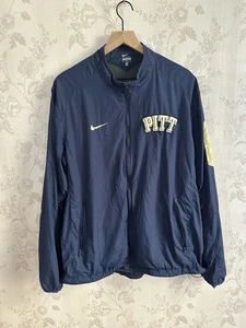 Pitt Nike Lightweight Wind Jacket Full Zip XL Pittsburgh *Paint Stain On Back* - Bild 1 von 9