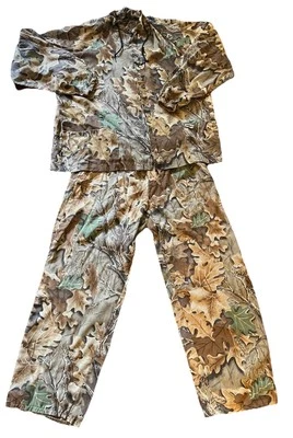Vintage Spartan Realtree Camo Hunting Zip Jacket Pants Set Lightweight USA L/XL - Image 1 of 4