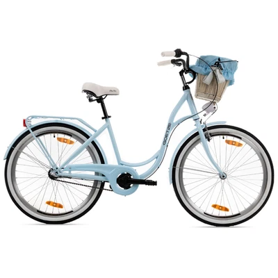 Goetze Style 26 Zoll 3 Gang Damen Fahrrad CTB Tiefeinstieg mit Rücktritt & Korb! - Bild 1 von 4