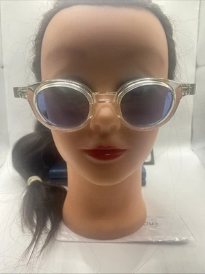 Gafas de sol Factory900 RF003 gris claro transparente, hechas a mano en Japón Foto 1 de 4