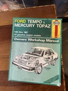 Haynes 36078 (1418) Ford Tempo & Mercury Topaz 84-94 Gas Engine Models - Foto 1 di 1