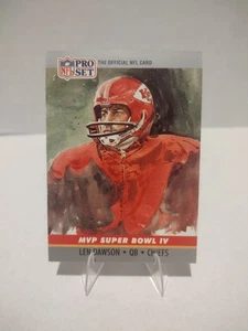 1990 NFL Pro Set Len Dawson #4 MVP Super Bowl #4 Kansas City Chiefs - Bild 1 von 2