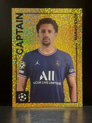 Marquinhos 1/1 One of One 2021-22 Topps Merlin's Heritage 97 UCL Captain #106 - Image 1 of 4