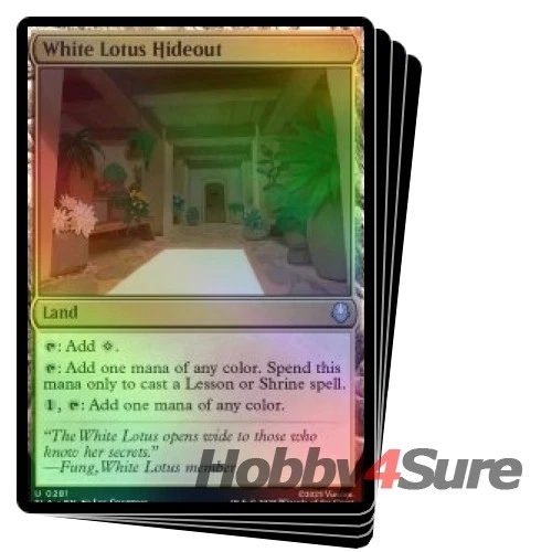Foil Presale White Lotus Hideout X4 M/NM Magic MTG Avatar: The Last Airbender - Image 1 of 1