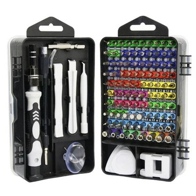 117 in 1 Screwdriver Set for Electronics Repair with Ergonomic Handle - Image 1 of 4