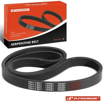 A-Premium 35.33" Serpentine Belt for Honda Subaru Outback Forester Impreza Dodge - Image 1 of 4