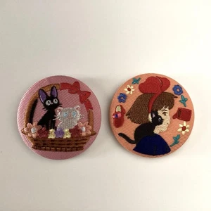 Kiki'S Delivery Service Embroidered Brooch Set Of 2 - Picture 1 of 2