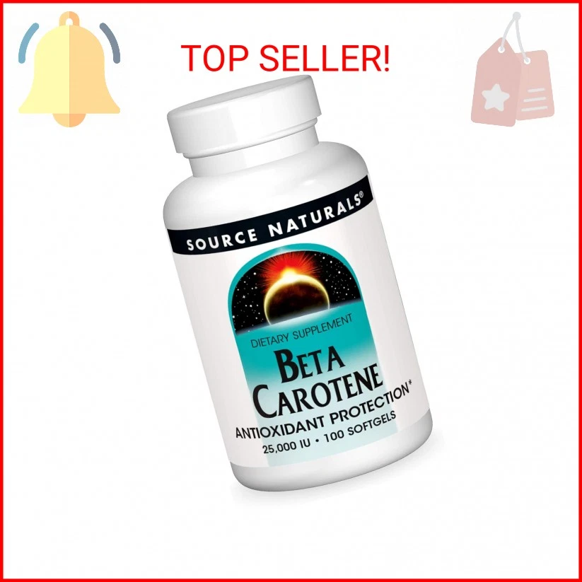 Protección antioxidante Source Naturals beta caroteno 25000 ui - convertida por el cuerpo Foto 1 de 2