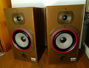 B&W DM110 Bookshelf Speakers HIFI Passive Bowers & Wilkins 75W TESTED+ WARRANTY - Picture 1 of 15