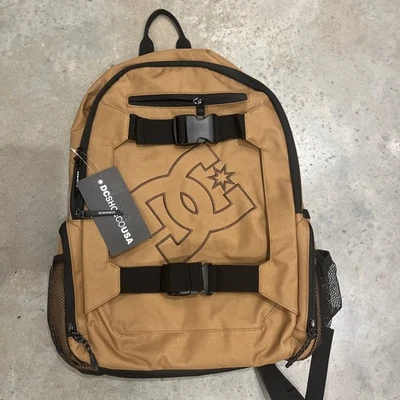 DC Shoes Men’s Skater Backpack  - Brown - Skateboard Holder  - New With Tags - Image 1 of 3