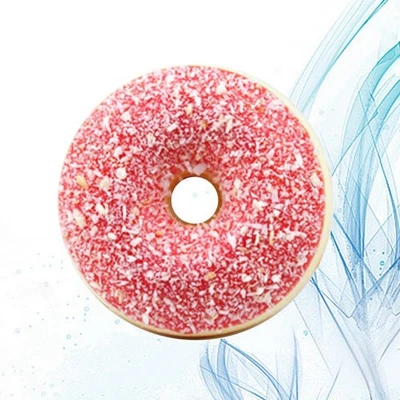  PU Simulation Creme Donut Obstkuchen Künstliche lebensechte Fälschung Kleines - Bild 1 von 4