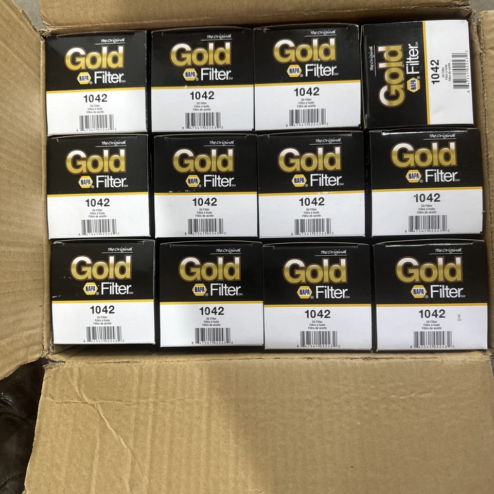 Paquete maestro de filtro de aceite Napa Gold 1042 de 12 Foto 1 de 1