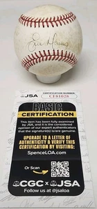 Eric Davis Signed Rawlings Official National League Baseball JSA COA REDS - Picture 1 of 3