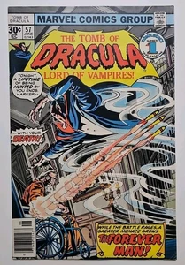 Tomb Of Dracula #57 Forever Man 1st Appearance Captain America/Hostess Ad - Picture 1 of 7