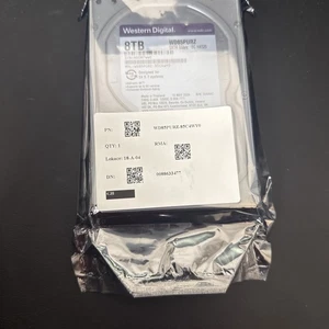 Western Digital WD82PURZ WD Purple 8TB SATA 6Gb/s - Brand New - Picture 1 of 3