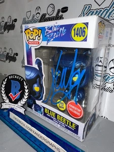 XOLO MARIDUENA BLUE BEETLE 1406 SIGNED HANDSIGNIERT FUNKO POP-BAS COA BECKETT - Bild 1 von 12