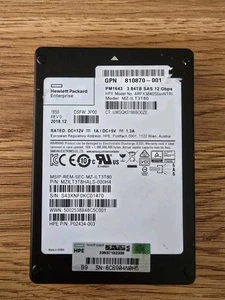HPE PM1643 3.84TB SSD SAS (12Gbps / MZ-ILT3T80) - Photo 1/4