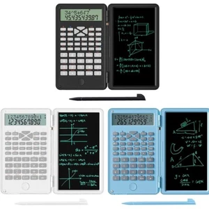 High Grade Calculator with Writing Tablet, Foldable And Sturdy, School, Business - Picture 1 of 11