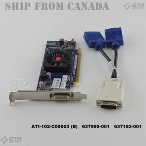 AMD Radeon HD6350 512MB DMS-59 Video Card w/Cable 637995-001 637182-001 - Bild 1 von 6