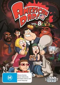 American Dad : Season 8 (DVD, 2012) VOLUME EIGHT - REGION 4 - FREE POSTAGE!! - Picture 1 of 1