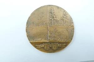 MEDAILLE PROVINZ CREMONA 1988 FLUSS PO NATUR UMWELT OPUS BACKGI JOHNSON - Bild 1 von 3
