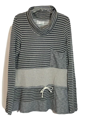 Толстовка Anthropologie суббота воскресенье L в полоску трио воротник-капот  - Изображение 1 из 4
