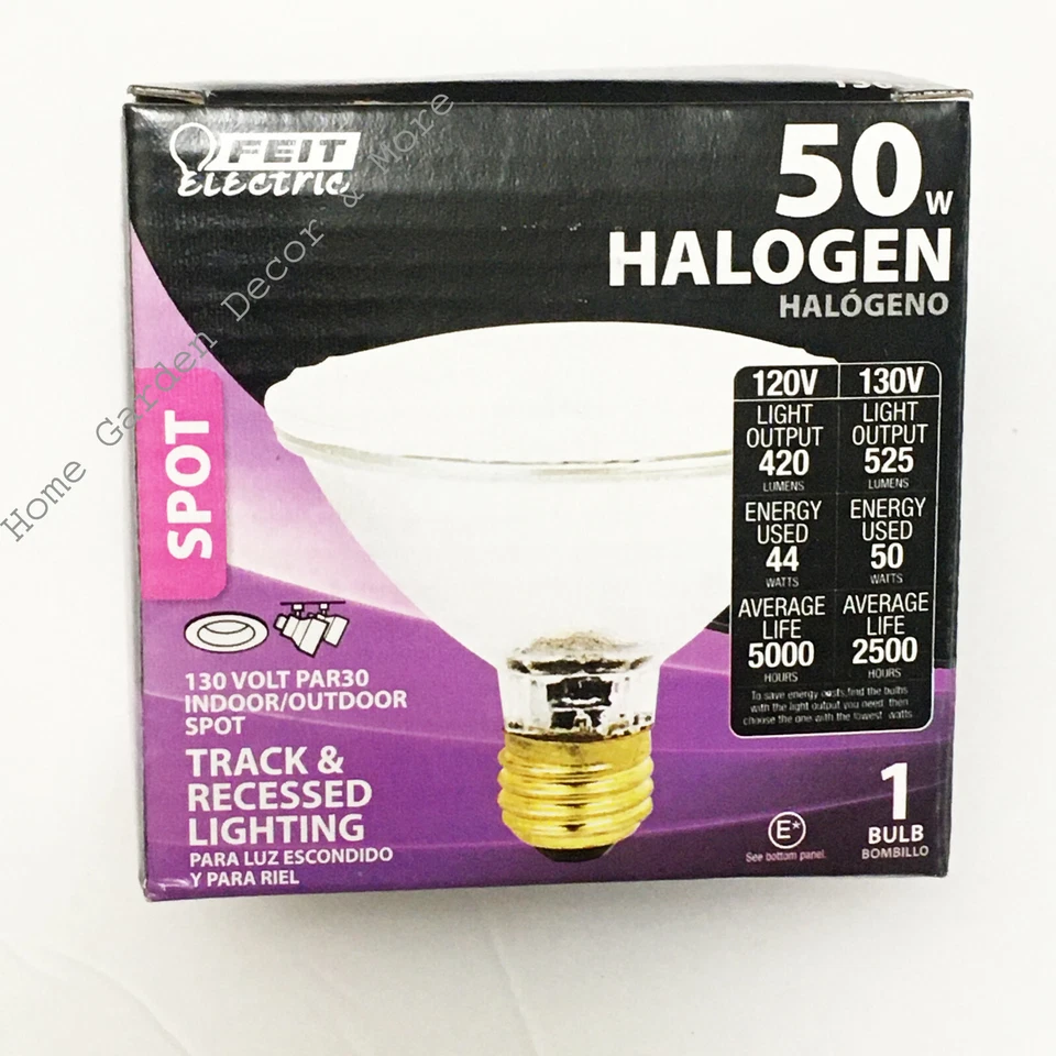 FEIT ELECTRIC Lighht Bulb SPOT Indoor Outdoor PAR30 50PAR30/QNSP-130 50W 130V - Image 1 of 4