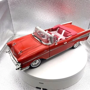 Motor Max 1957 Chevy Bel Air Red Die Cast, Scale: 1/18, No. 73175 - Picture 1 of 8