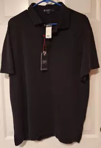 NEU MIT ETIKETT DANIEL CREMIEUX KLASSIKER SCHWARZES KURZÄRMLIGES STRICK-POLOSHIRT GRÖSSE L UVP $ 59,50 - Bild 1 von 6