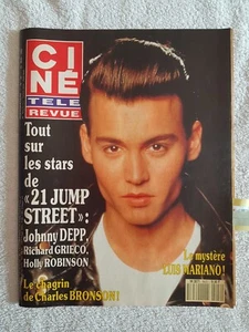 CINE REVUE N°22 1990 J.DEPP R.GRIECO AZNAVOUR K.MEADOWS LUIS MARIANO A.CHRISTIE - Picture 1 of 22