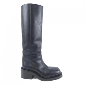 PRADA Size 36.5 Women's Leather Boots in Black - Picture 1 of 6