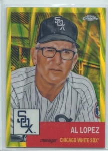 2022 Topps Platinum Anniversary #85 Al Lopez Yellow RayWave /250 - Picture 1 of 2