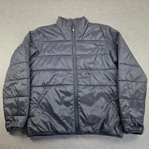 The North Face Jacket Mens Large Black Windbreaker Quilted Coat Hiking Walking - Picture 1 of 12