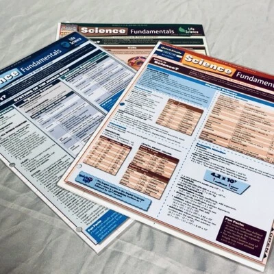 Barcharts QuickStudy Science Fundamentals Physical Science, Cells, Human Body - Image 1 of 4