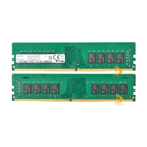 Samsung 2x 16GB 2RX8 PC4-2400T DDR4 19200MHz 288Pin UDIMM Desktop Memory RAM - Picture 1 of 7