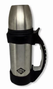 Stainless Steel Rock Thermos Hot Cold Handle Large Lunch 1.1 Quart Coffee - Picture 1 of 10