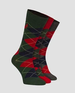 Polo Ralph Lauren Men"s Dress Argyle Soft 3 pack Socks, Size 10-13 - Picture 1 of 8