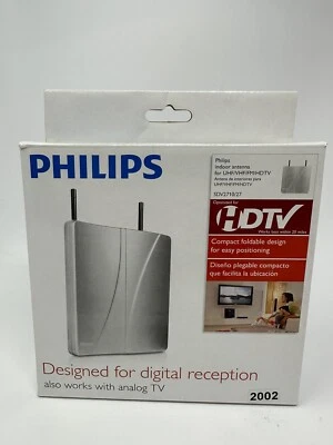 Antena interior Phillips para UHF/VHF/FM/HDTV Foto 1 de 3