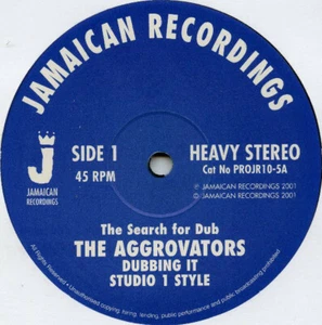 Aggrovators ‎– Dubbing It Studio 1 Style NEW 10" VINYL Jamaican Recordings ‎ - Picture 1 of 2