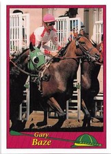 Gary Baze trading card (Horse Racing) 1994 Jockey Star #69