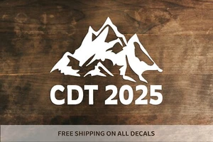 CDT 2025 Continental Divide Trail Vinyl Decal | CDT Hiker Backpacker Sticker - Picture 1 of 7