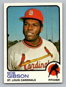 1973 Topps Baseball Bob Gibson #190 HOF - Picture 1 of 2