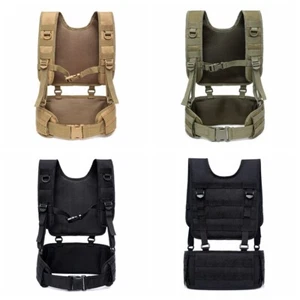  Tactical GK5 MOLLE Shoulder straps Belt Waist Girdle hanging Rig Waistband  - Picture 1 of 23