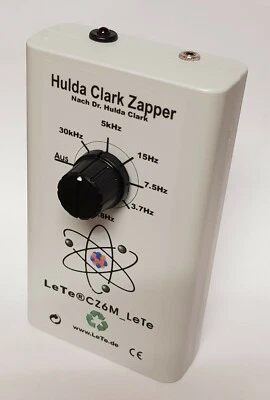 Lete® 6 Frequenz Zapper, Hulda Clark, Automatik, Kupfer Elektrode, Bandelektrode - Bild 1 von 3