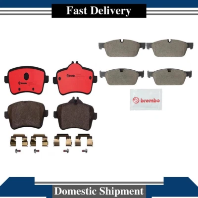 Juego de pastillas de freno de disco Brembo delanteras traseras para Mercedes-Benz GL550 2013 Foto 1 de 4